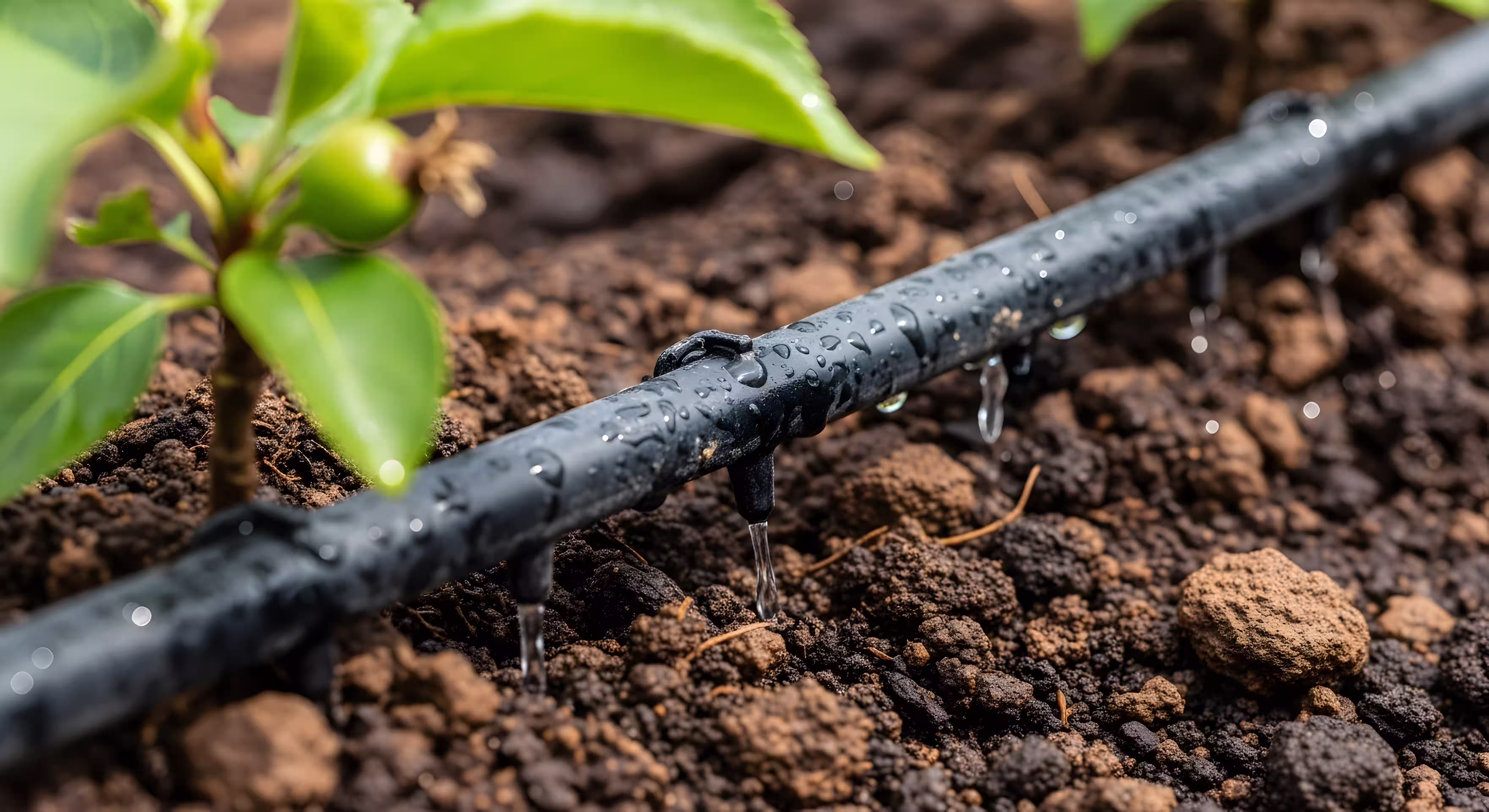 Landscape drainage works